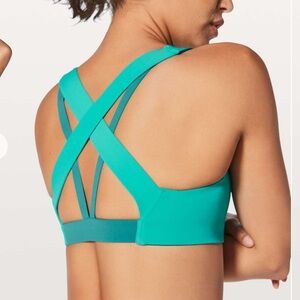Lululemon Sweat Times Bra Spirit Green / Eucalyptus
